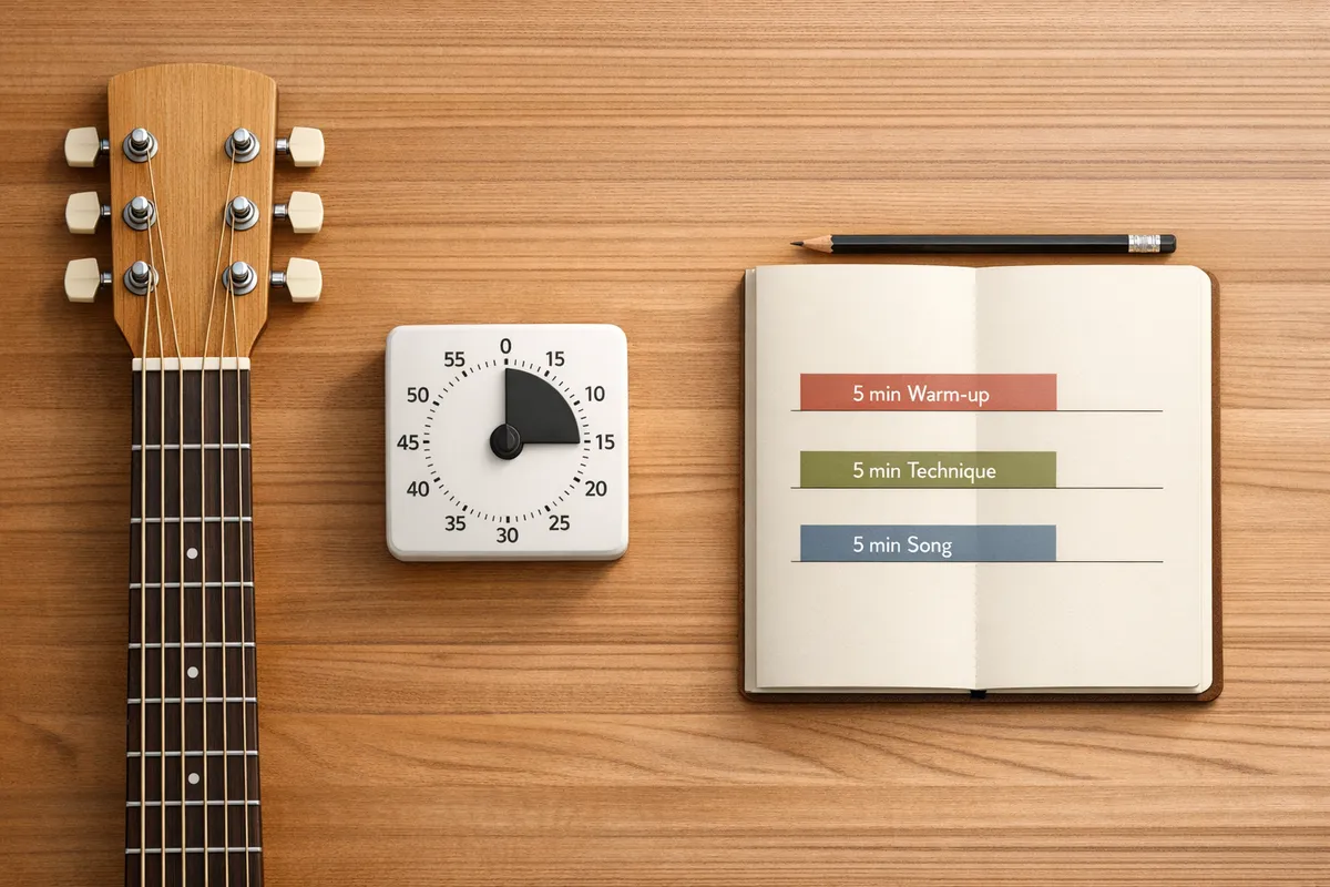 Guitar Practice Routine: Build One in 15 Minutes