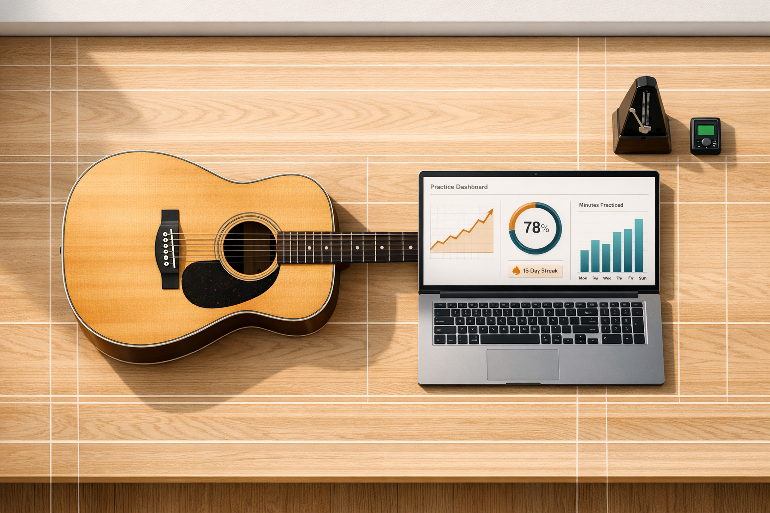 Do Analytics Improve Guitar Practice? Research Insights
