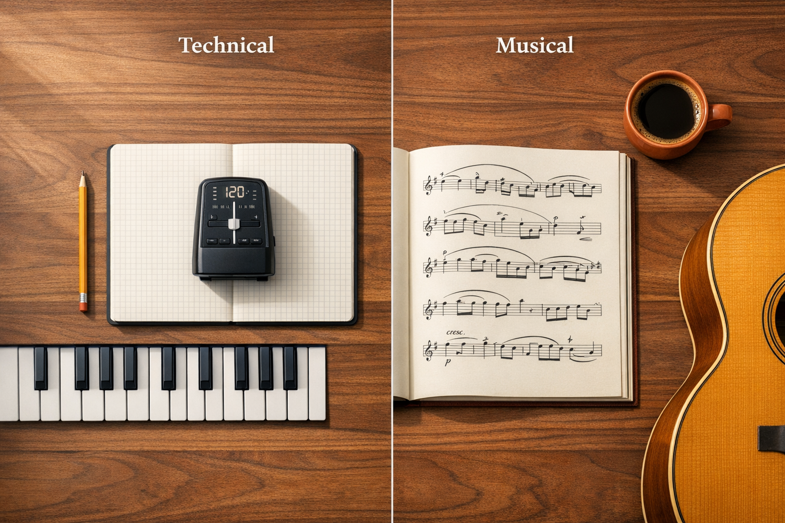 Structured Practice: Technical vs Musical Focus