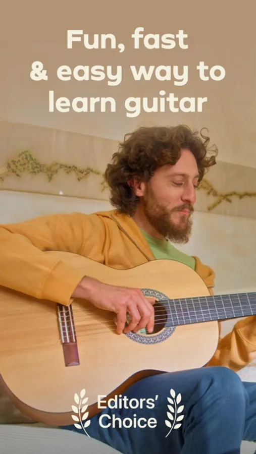 Simply Guitar app interface with real-time chord feedback (1)