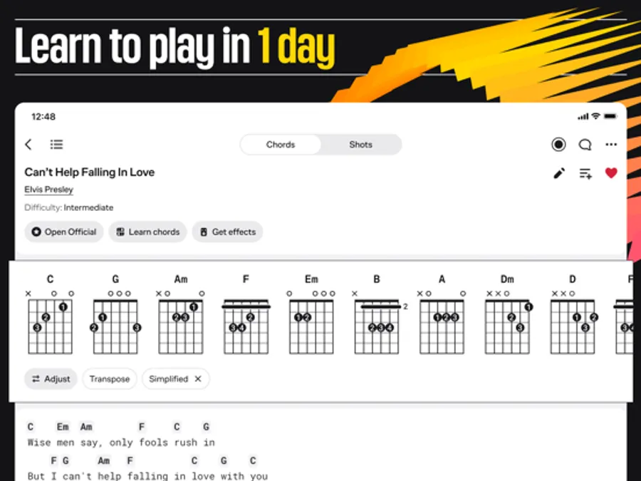 Ultimate Guitar tabs and chords interface (1)