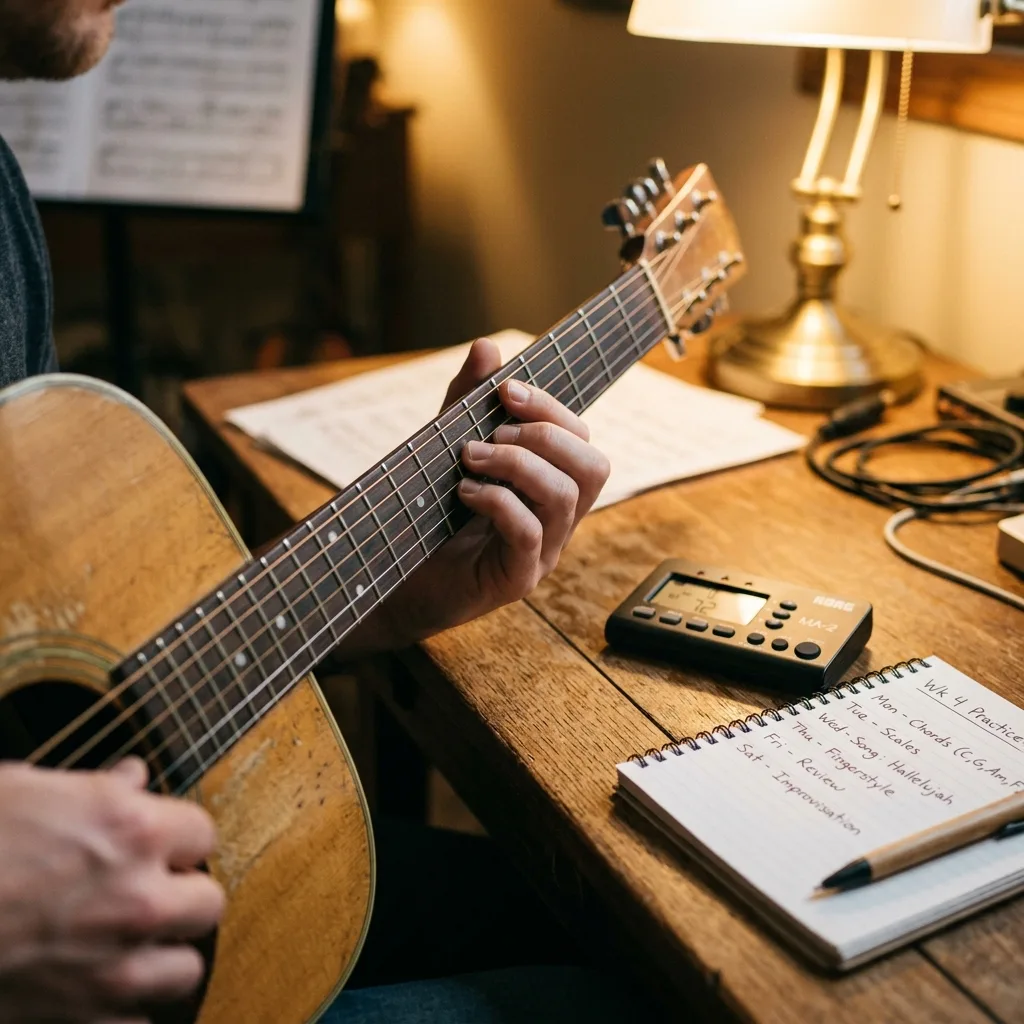 Beginner Guitar Practice Routine: Your First 30 Days